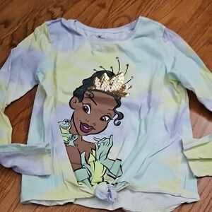 Disney Princess Tiana Long Sleeve Shirt - Pastel Multicolor